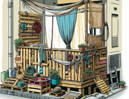 DIY: Lav din egen altan afskærmning med genbrugsmaterialer